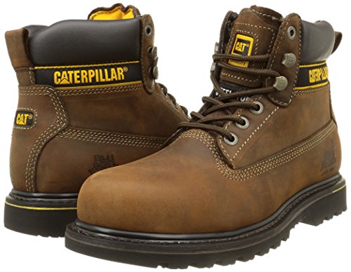 Cat Footwear Cat Caterpillar Steel Toe Sicherheit Stiefel Holton Nr, Botas Chelsea para Hombre, Marrón Oscuro (Dark Brown), 40 EU