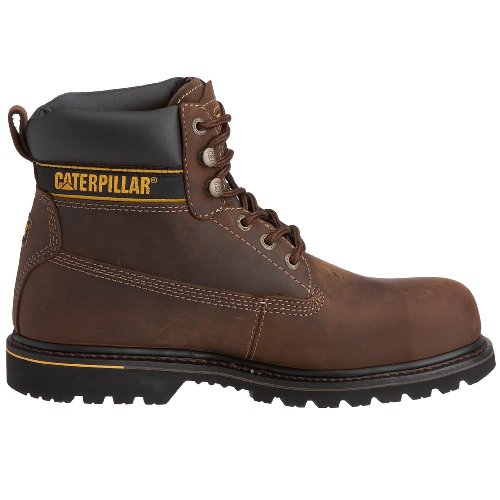 Cat Footwear Cat Caterpillar Steel Toe Sicherheit Stiefel Holton Nr, Botas Chelsea para Hombre, Marrón Oscuro (Dark Brown), 40 EU