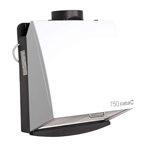 Cata Professional 750 L - Extractor centrífugo de cocina, 185 W, color blanco y gris