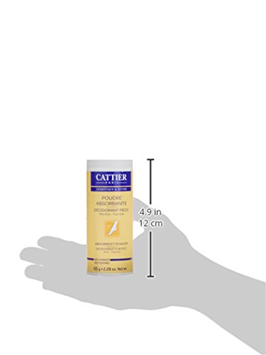 Cattier Polvos absorventes desodorantes para pies - 65 g