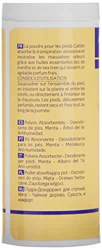 Cattier Polvos absorventes desodorantes para pies - 65 g