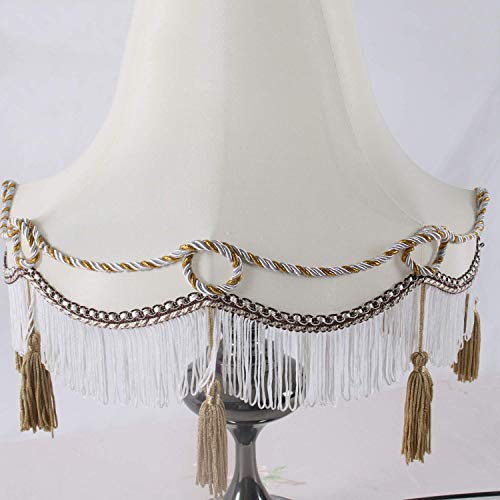 CattleBie 45cm retro del paño de lino Tela palacio colgante Pantalla Ronda, 100% pura pantalla de lámpara colgante de la mano de lámparas de mesa, lámparas de pie, lámparas de pared, especial for E27,