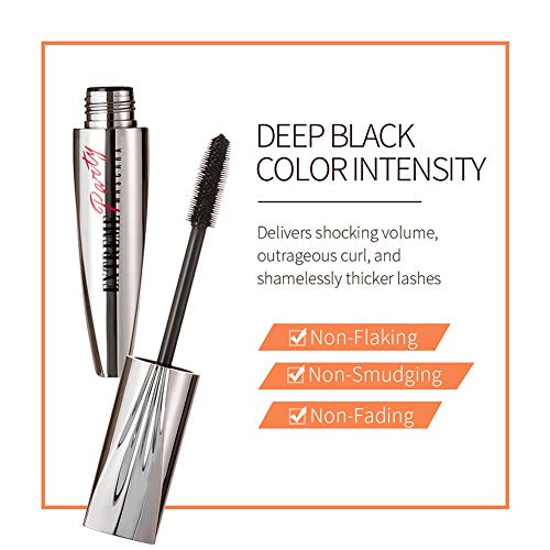 CawBing Mascara Eyeliner Set Mor impermeable rápido Drng maquillaje pestañas