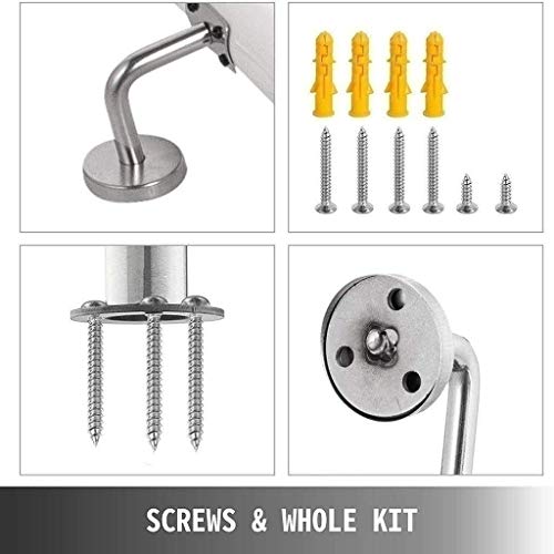 Cdbl Pasamanos Madera for Escaleras, 30-600cm, Antideslizante Barra De Soporte Pasamanos De La Escalera Pasillo, Apoyo Interior Y Al Aire Libre For Los Niños/Ancianos (Size : 100cm)