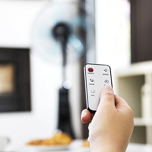 Cecotec Nebulizador de Pie EnergySilence 690 Freshessence. Mando a Distancia, Potente, Oscilante, Silencioso, 3 Velocidades, 3L, Temporizador 7,5h, Pantalla LCD, Motor de Cobre, 90W