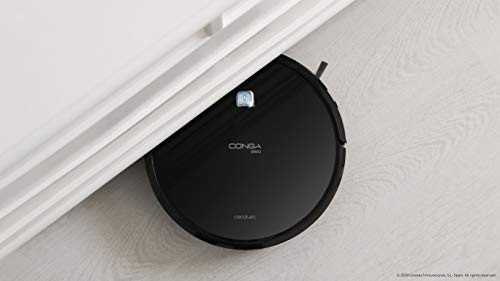 Cecotec Robot Aspirador Conga 990 Vital. Friega, aspira, Barre y Pasa la mopa, 1400 Pa, Programable, Tanque Mixto, 6 Modos, Autonomía de 160 mins, Navegación Inteligente, Mando a Distancia. 