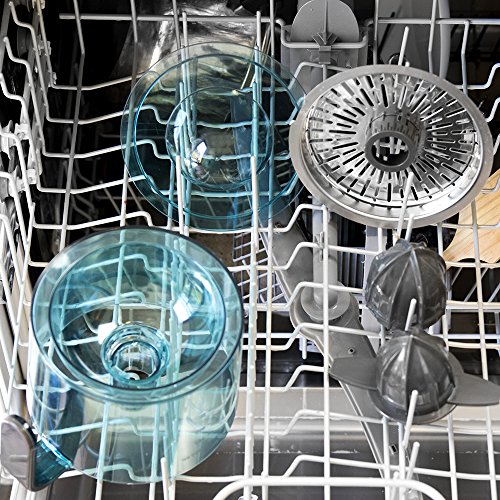 Cecotec Zitrus Easy Inox - Exprimidor Eléctrico, Filtro de Acero Inoxidable, Tambor de 1 Litro, BPA Free, Doble Sentido de Giro, Doble Cono y Cubierta Antipolvo, 40W