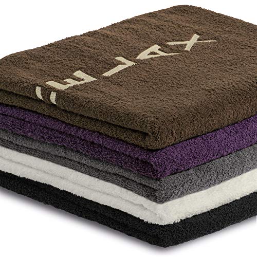 CelinaTex New-Well Toalla de Sauna 80 x 200 cm Tejido de Rizo Algodón marrón Oscuro