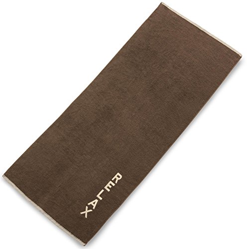 CelinaTex New-Well Toalla de Sauna 80 x 200 cm Tejido de Rizo Algodón marrón Oscuro