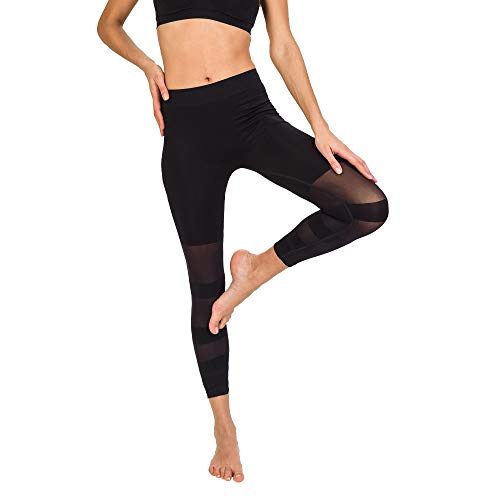 Cellutex Ajoure - Mallas para Mujer, Mujer, T151, Negro, FR : Taille Unique (Taille Fabricant : S/M)