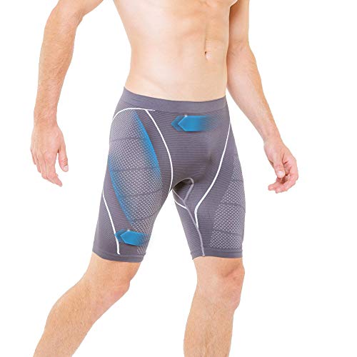 Cellutex - Mallas de Ciclismo para Hombre, N'est Pas Applicable, Hombre, Color Gris, tamaño FR : Taille Unique (Taille Fabricant : L/XL)