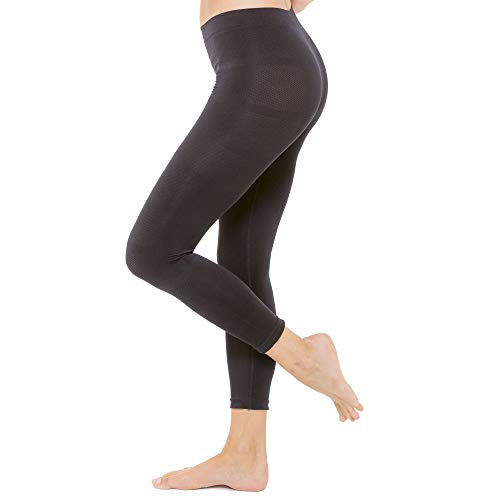 Cellutex Mallas de Running para Mujer, Mujer, Legging Running Triple Action, Negro, S/M