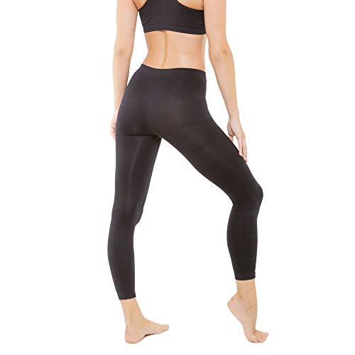 Cellutex Mallas de Running para Mujer, Mujer, Legging Running Triple Action, Negro, S/M