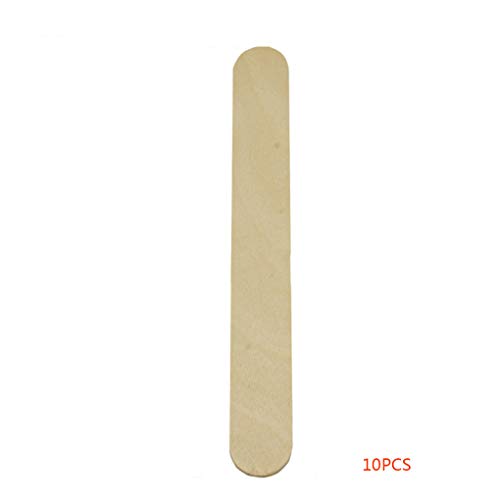 Censhaorme 10pcs / Bag Frijoles de eliminación Belleza Cera para el Cabello aplicador en Barra de Bar depilatorio de Cera Dura del Bikini del palillo