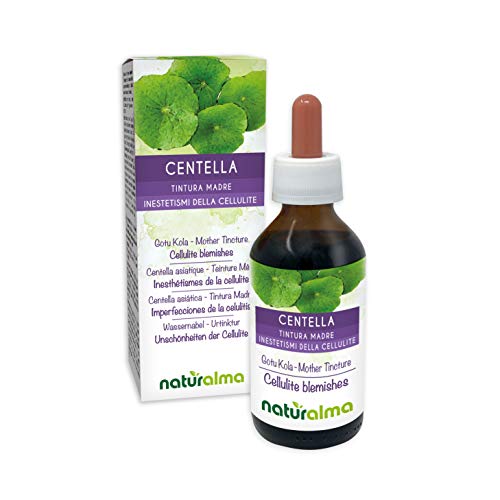 CENTELLA ASIÁTICA (Centella asiatica) hierba Tintura Madre sin alcohol NATURALMA | Extracto líquido gotas 100 ml | Complemento alimenticio | Vegano