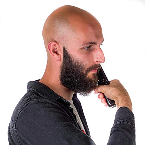 Cepillo alisador de barba para hombres – eléctrico, inalámbrico, peine de aseo ideal para juegos y kits de regalo masculinos – Alisador de cabello para hombre