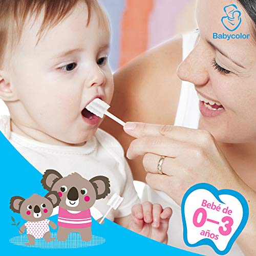 Cepillo de Dientes Bebé, Cepillo de dientes para bebés para limpiar la lengua gasa desechable, Cuidado bucal del bebé, Libre de BPA, Cepillo de Dientes Para Niños/Infantil, Portátil, 40 PCS