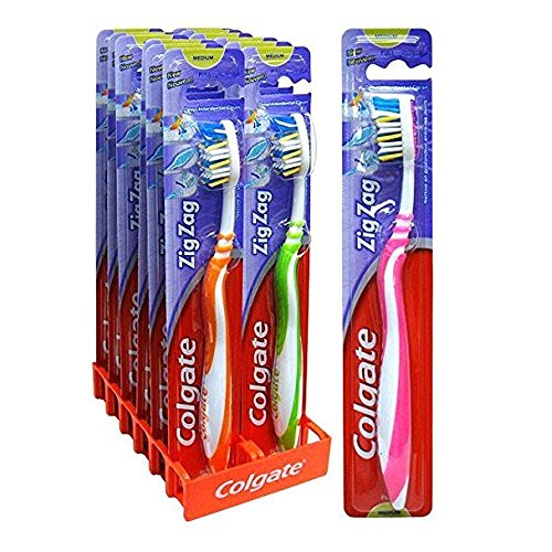 Cépillo de dientes Colgate Zig-Zag Medio - x 12