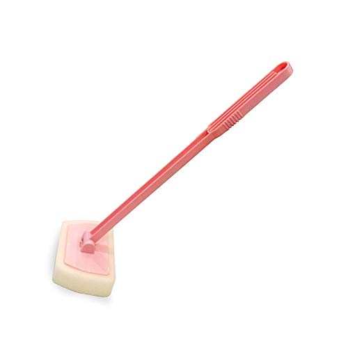 Cepillo de esponja de mango largo, cepillo de limpieza multifuncional antideslizante para el hogar, suelo de cristal, baño, pared, baño, cocina, azulejo