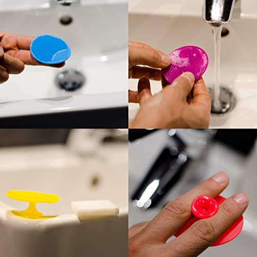 Cepillo Limpieza Facial Jabón Aloe Vera Natural 4X Antiedad Exfoliante Piel Sensible Scrub Desmaquillante Delicada Skin Care Regalo Limpiador Silicona Scrubber