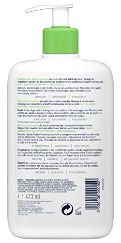CERAVE LIMPIADORA HIDRATANTE PIEL NORMAL O SECA 473ML