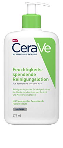 CERAVE LIMPIADORA HIDRATANTE PIEL NORMAL O SECA 473ML