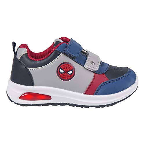 CERDÁ LIFE'S LITTLE MOMENTS Cerdá-Zapatilla con Luces Spiderman de Color Rojo, Niños, 27 EU