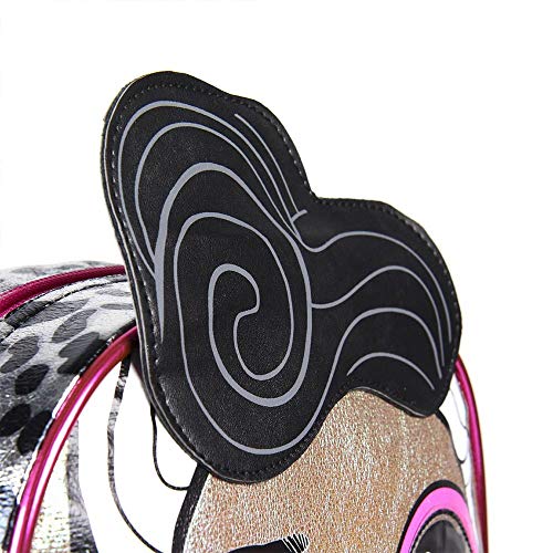 Cerdá - Mochila Infantil Metalizada Brillante de LoL Surprise con Estampado Animal - Licencia Oficial LOL Surprise