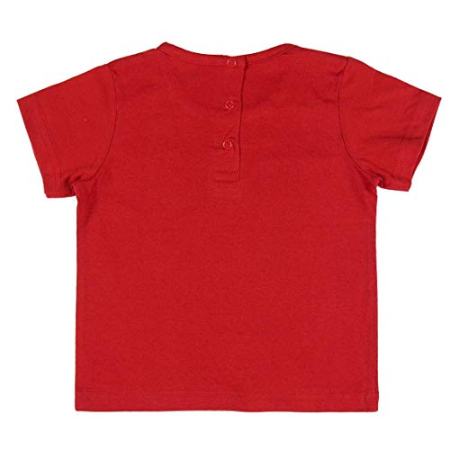 Cerdá Pijama Niño 2 Años de Mickey Mouse - Camiseta + Pantalon de Algodón - Color Rojo Juego Unisex bebé