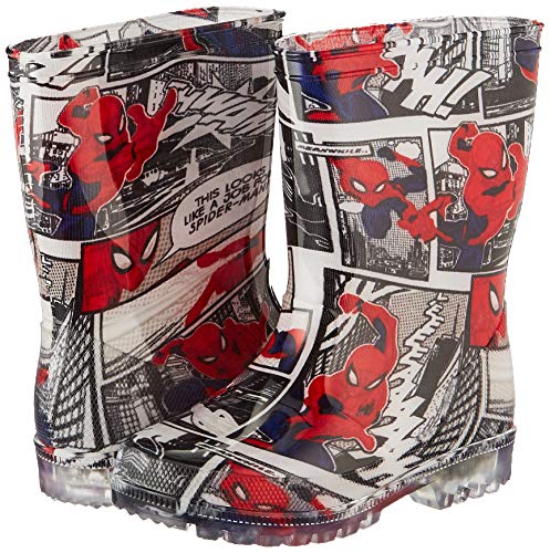 Cerdá Spiderman, Botas de Agua para Niños, Rojo (Rojo C06), 27 EU