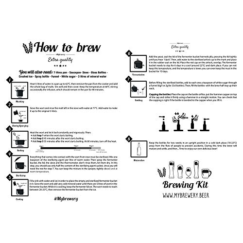 #Cervezanía - Kit de elaboración de cerveza artesana Pilsen Ale | Con certificado ecológico