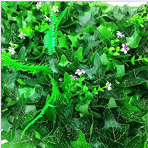Césped de Plantas de pantalla vertical de pared verde artificial falsa moderna de 40 * 60 cm