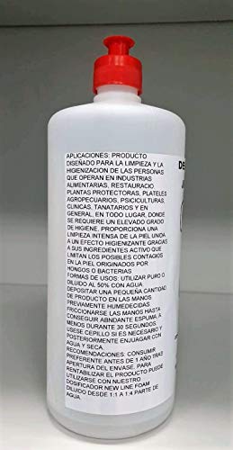 CESPRAM-Gel de manos con propiedades desinfectantes, bactericidas,fungicidas y virucidas,Dermosanity. Sustitutivo gel hidroalcoholico. Envase de 1 litro.