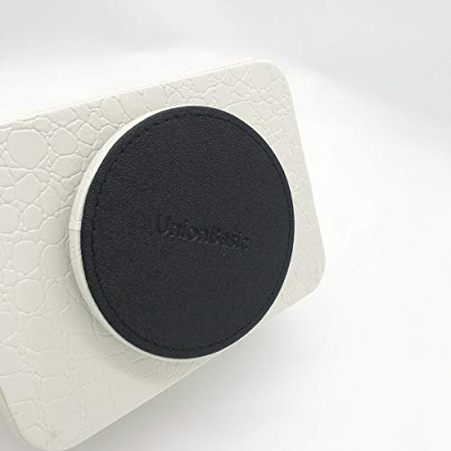 Cesta Unionbasic rotativa 360° de piel sintética en poliuretano, imitación piel de cocodrilo para guardar tus mandos a distancia, cartas, teleguías, organizador de escritorio