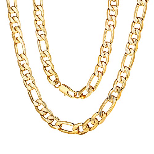 ChainsPro Joyerías Estilo Punk Hip Hop Acero Inoxidable Oro Collares Figaro Regalo para Fiestas Aniversario Memorial Felicidades Cumpleaños