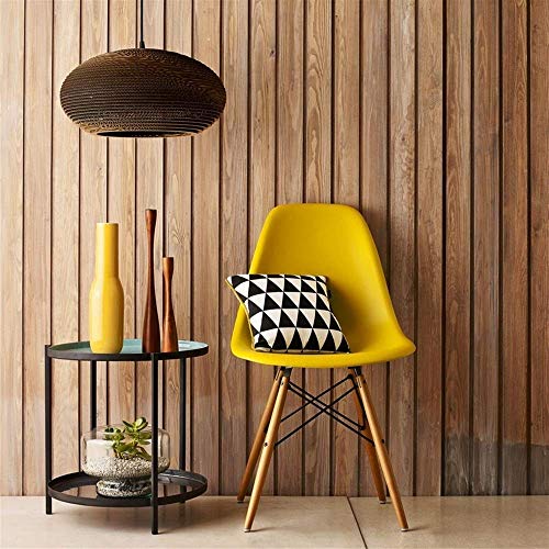 Chairs Asiento Nuevo Ministerio del Interior Ocio Silla de la Cocina de plástico con Patas de Madera de Haya Muebles Modernos for Sala de Estar Escritorio Terraza Lounging Cafeterías