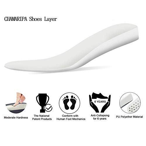 CHAMARIPA Zapatillas deportivas para de cuero hommre - 7,5 cm más alto - K70M83-1