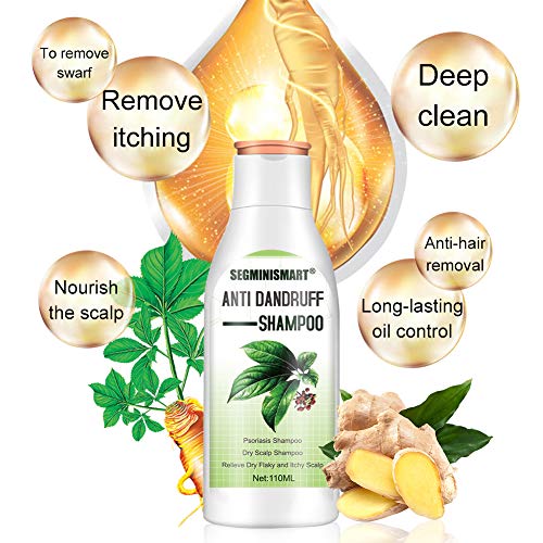 Champú anticaspa, champú para cuero cabelludo seco, alivio del cuero cabelludo seco y escamoso, tratamiento capilar para hombres y mujeres