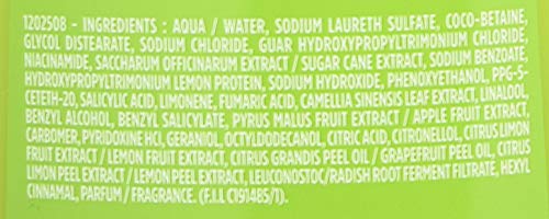 Champú de Garnier Fructis. Fuerza y brillo. 2 en 1. Pack de 6 unidades de 250 ml