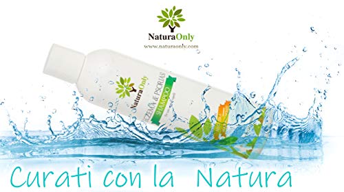 CHAMPÚ ECZEMA Y PSORIASIS - Natura Only - Limpia, calma y restaura el cabello y el cuero cabelludo de forma natural. Ideal para psoriasis y dermatitis atópica.