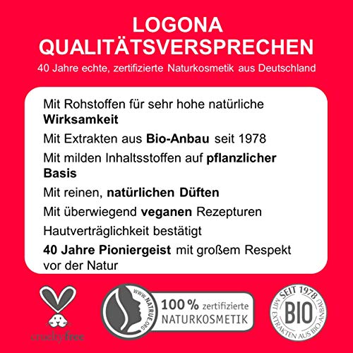 Champú natural Age Energy de Logona, de biocafeína, eficaz contra la caída del cabello, fortalece el cabello fino y sin fuerza, proporciona energía y fuerza para el cabello fortalecido, vegano, 250 ml