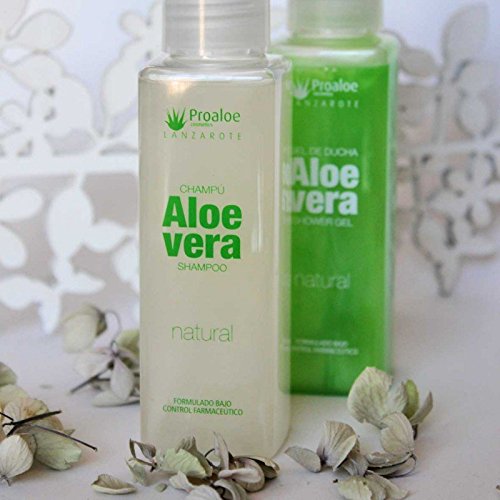 Champú Natural de Aloe Vera Tamaño Viaje. Aloe Vera Puro para Cuidado del Cabello. Uso Diario. Propiedades: Calma, Ilumina, Fortalece y Regenera el Cuero Cabelludo. Anticaída del Pelo. PH Neutro. Sin Parabenos. Sin Parafinas. Sin ceras. 100% Canarias. 100