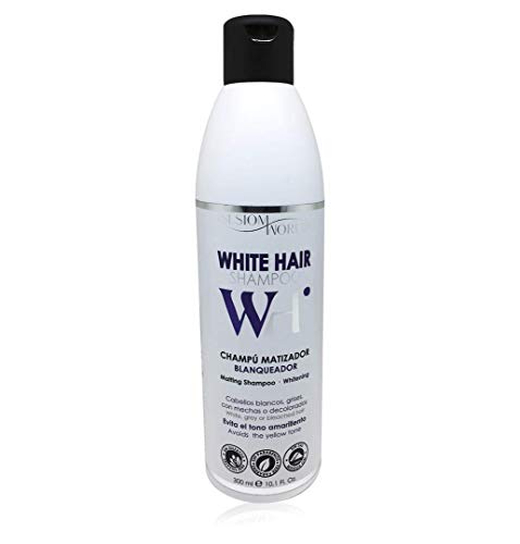Champú silver WH matizador blanqueador cabellos blancos sin parabenos sin sal 300ml. sesioMWorld®