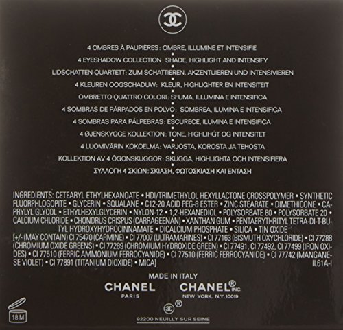 Chanel Les 4 Ombres - Sombra de ojos, color 202-tissé camélia, 2 gr