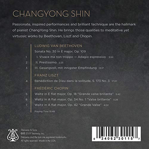 Changyong Shin [Changyong Shin] [Steinway & Sons: STNS 30115]