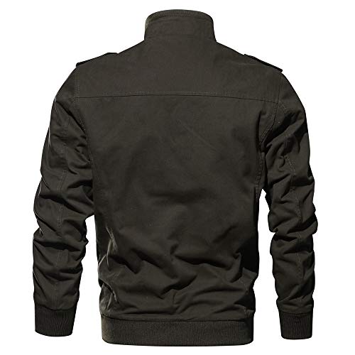 Chaqueta de Manga Larga de los Hombre Lavado Chaqueta Militar Gran tamaño Escudo Transpirable táctico BaZhaHei Invierno Abrigo Casual con Capucha de Lana Capa Jacket Parka Pullover