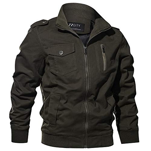 Chaqueta de Manga Larga de los Hombre Lavado Chaqueta Militar Gran tamaño Escudo Transpirable táctico BaZhaHei Invierno Abrigo Casual con Capucha de Lana Capa Jacket Parka Pullover
