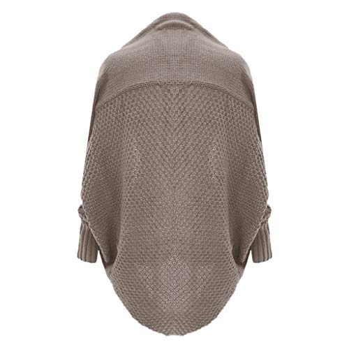 Chaqueta Larga De Punto Mujer Chaqueta Punto Abrigo Invierno De Talla Grande Mujer Chaquetas Mujeres Cárdigans Chaqueta De Punto Jersey De Suelta Punto Frente Abierto con El Bolsillo BuyO