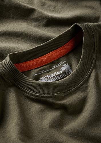 Charles Wilson 5er Packung Einfarbige T-Shirts mit Rundhalsausschnitt (Medium, Mixed Essentials Type 23)