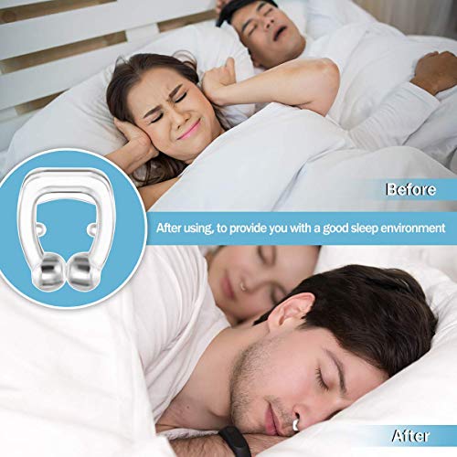 Charminer Dilatador Nasal Anti (3 Pack) Ronquidos roncar Imán Alivia Sueño Respiración Fuerte Nariz Clip para Ayudar a Dormir Mejor Stopper Anti ronquido, Mejora el sueño